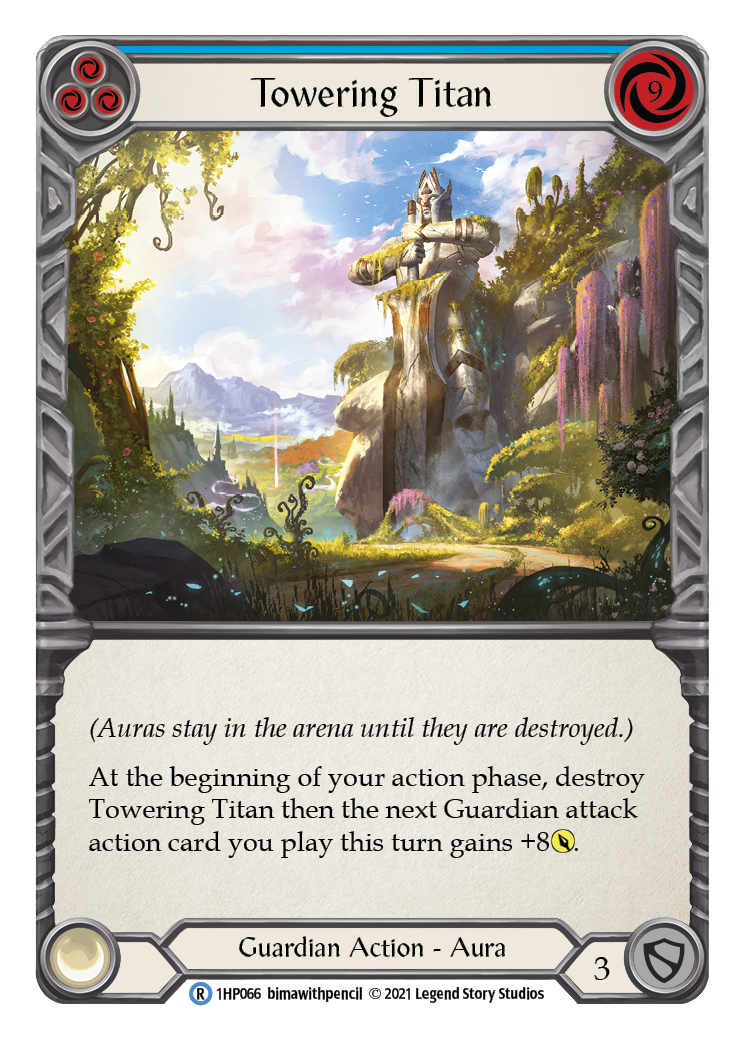 Towering Titan (Blue) [1HP066] | Magic Magpie