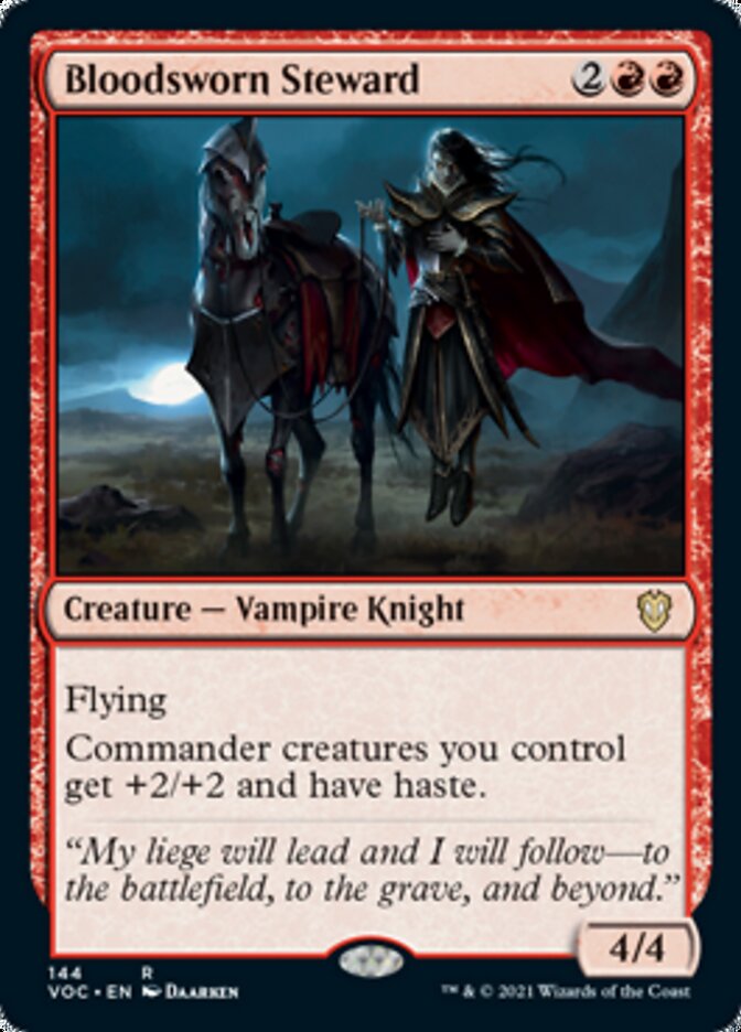 Bloodsworn Steward [Innistrad: Crimson Vow Commander] | Magic Magpie