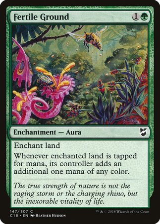 Fertile Ground [Commander 2018] | Magic Magpie