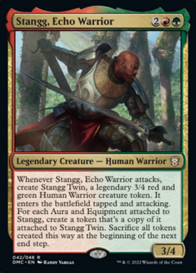 Stangg, Echo Warrior [Dominaria United Commander] | Magic Magpie