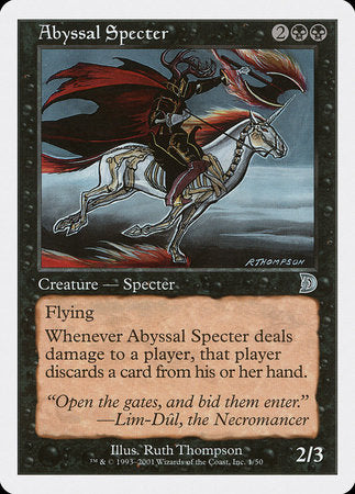 Abyssal Specter [Deckmasters] | Magic Magpie