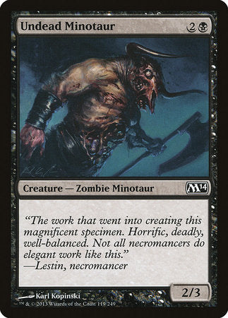 Undead Minotaur [Magic 2014] | Magic Magpie