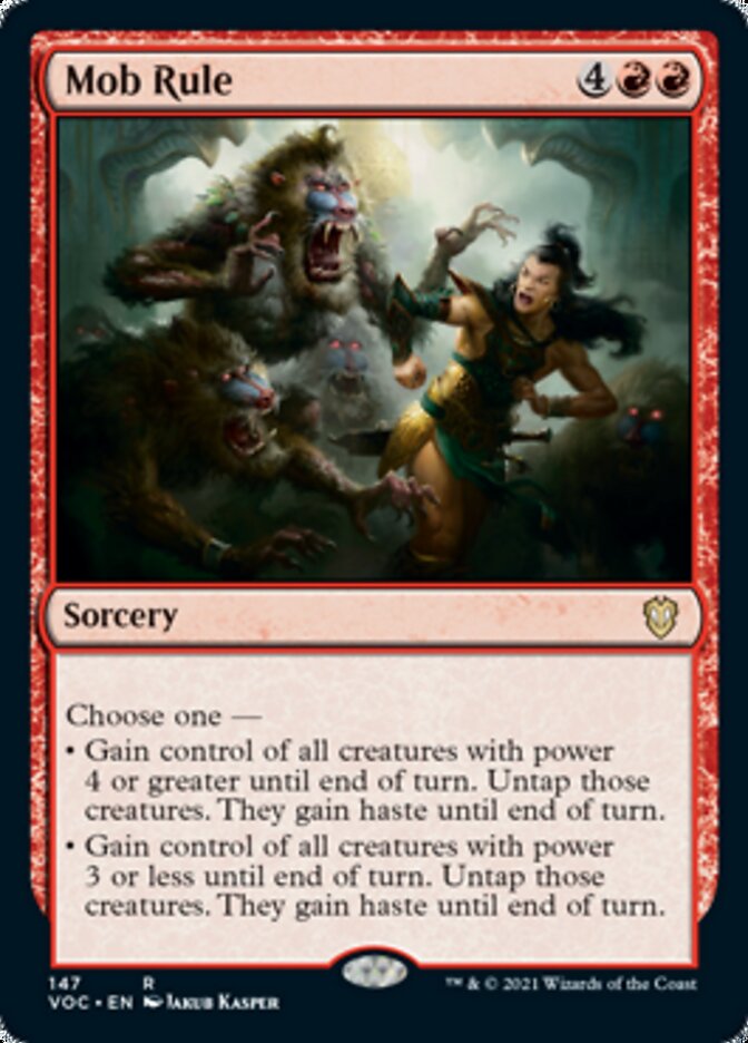 Mob Rule [Innistrad: Crimson Vow Commander] | Magic Magpie