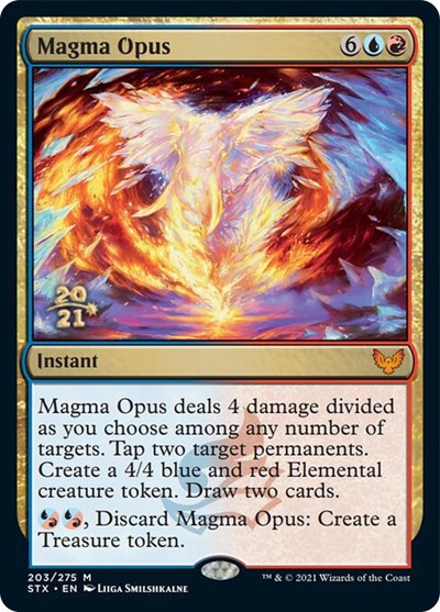 Magma Opus [Strixhaven: School of Mages Prerelease Promos] | Magic Magpie