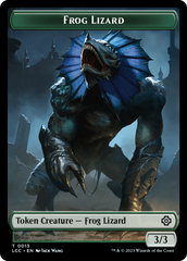 Frog Lizard // Merfolk (0003) Double-Sided Token [The Lost Caverns of Ixalan Commander Tokens] | Magic Magpie