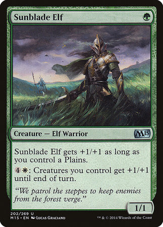 Sunblade Elf [Magic 2015] | Magic Magpie