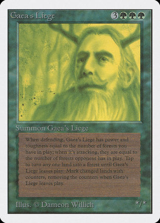 Gaea's Liege [Unlimited Edition] | Magic Magpie