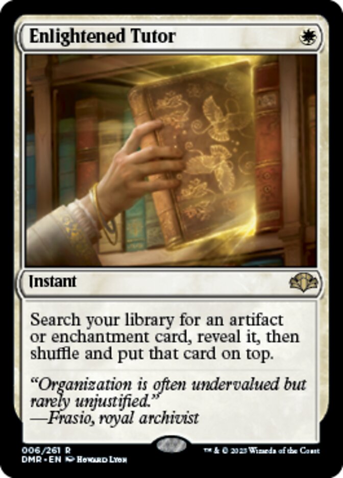 Enlightened Tutor [Dominaria Remastered] | Magic Magpie