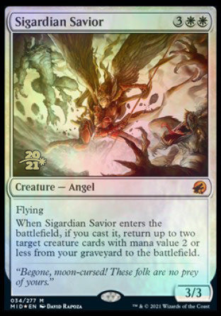 Sigardian Savior [Innistrad: Midnight Hunt Prerelease Promos] | Magic Magpie