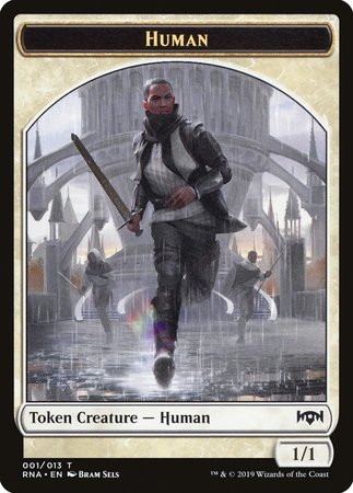 Human Token [Ravnica Allegiance Tokens] | Magic Magpie