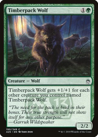 Timberpack Wolf [Masters 25] | Magic Magpie