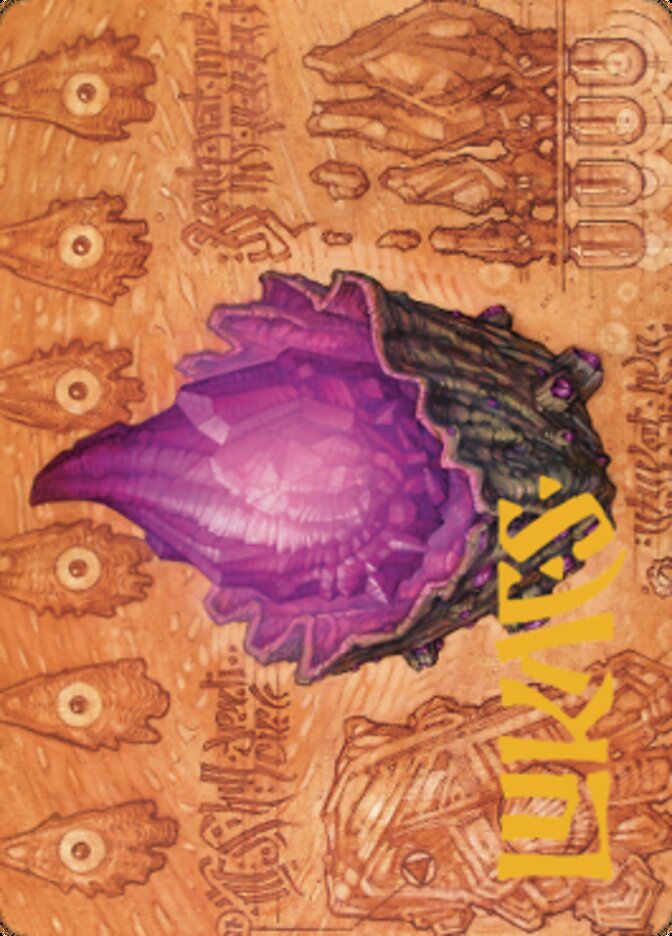 Thorn of Amethyst Art Card (Gold-Stamped Signature) [The Brothers' War Art Series] | Magic Magpie