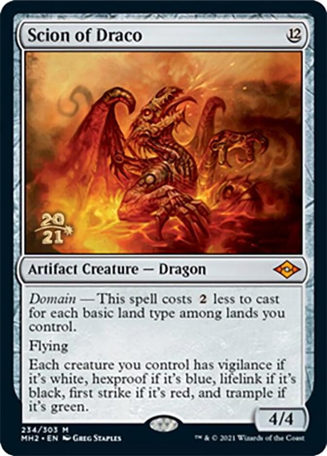 Scion of Draco [Modern Horizons 2 Prerelease Promos] | Magic Magpie