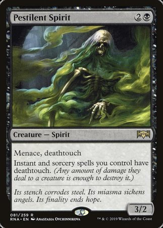 Pestilent Spirit [Ravnica Allegiance] | Magic Magpie