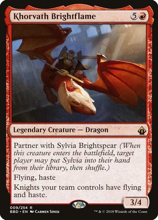 Khorvath Brightflame [Battlebond] | Magic Magpie