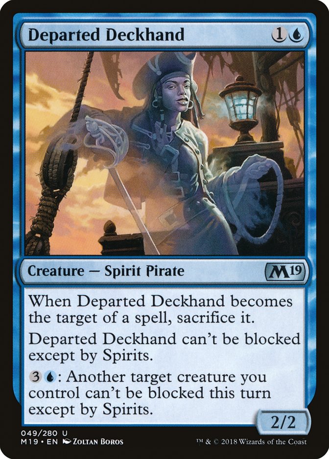 Departed Deckhand [Core Set 2019] | Magic Magpie