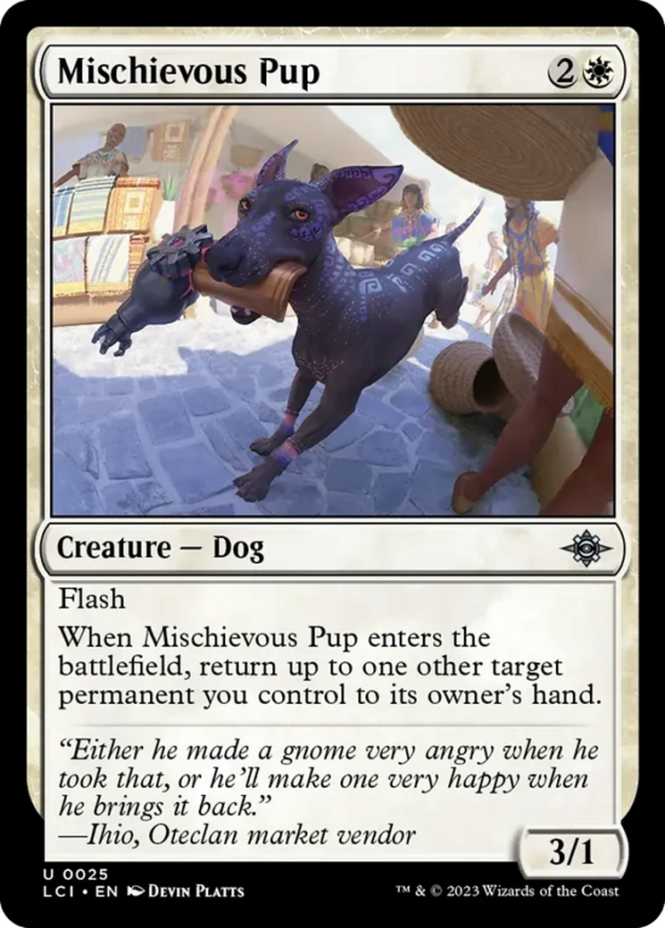 Mischievous Pup [The Lost Caverns of Ixalan] | Magic Magpie