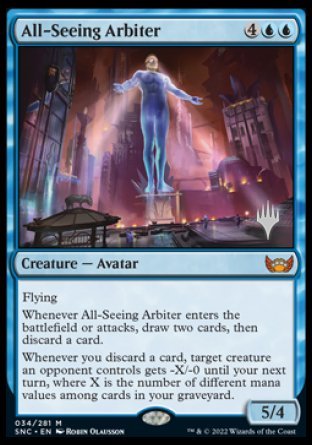 All-Seeing Arbiter (Promo Pack) [Streets of New Capenna Promos] | Magic Magpie