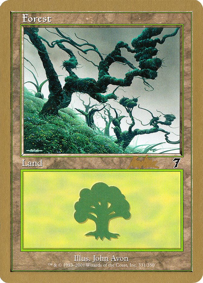 Forest (bk331) (Brian Kibler) [World Championship Decks 2002] | Magic Magpie