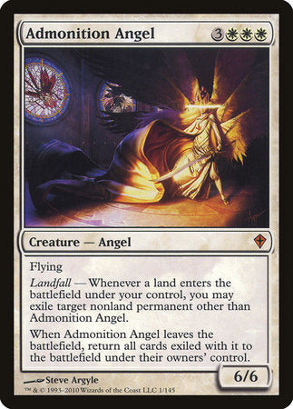 Admonition Angel [Worldwake] | Magic Magpie