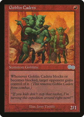 Goblin Cadets [Urza's Saga] | Magic Magpie