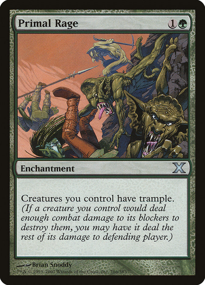 Primal Rage [Tenth Edition] | Magic Magpie