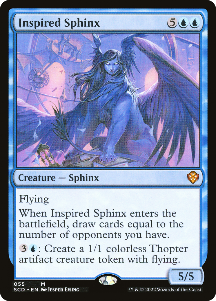 Inspired Sphinx [Starter Commander Decks] | Magic Magpie
