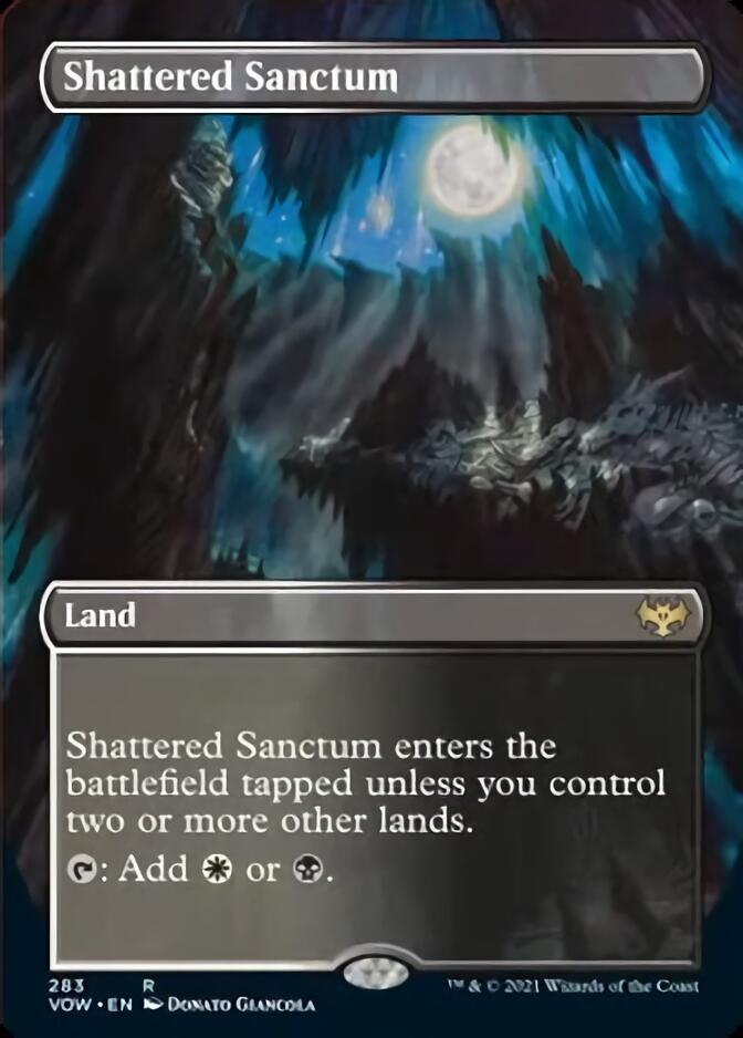 Shattered Sanctum (Borderless) [Innistrad: Crimson Vow] | Magic Magpie