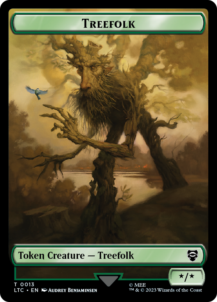 Treefolk // Food Token [The Lord of the Rings: Tales of Middle-Earth Commander Tokens] | Magic Magpie