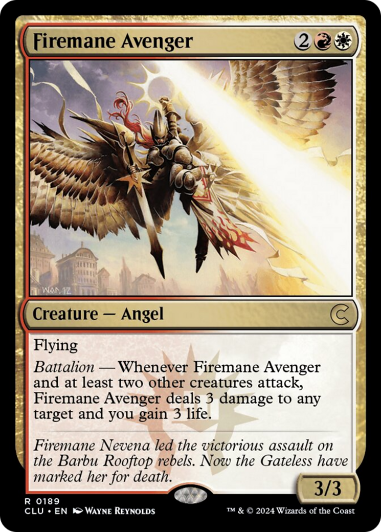 Firemane Avenger [Ravnica: Clue Edition] | Magic Magpie