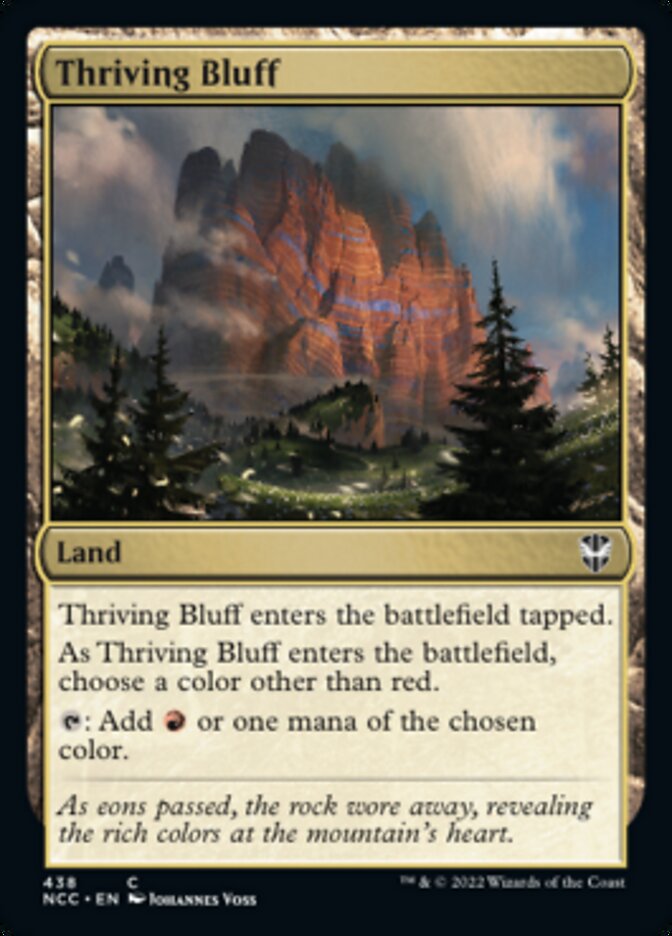 Thriving Bluff [Streets of New Capenna Commander] | Magic Magpie