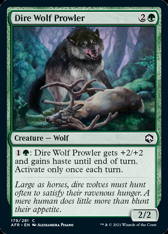 Dire Wolf Prowler [Dungeons & Dragons: Adventures in the Forgotten Realms] | Magic Magpie