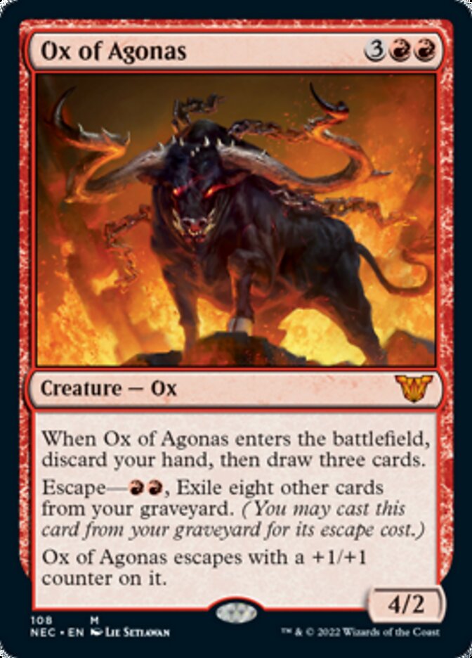 Ox of Agonas [Kamigawa: Neon Dynasty Commander] | Magic Magpie