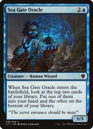 Sea Gate Oracle [Commander 2017] | Magic Magpie