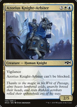 Azorius Knight-Arbiter [Ravnica Allegiance] | Magic Magpie