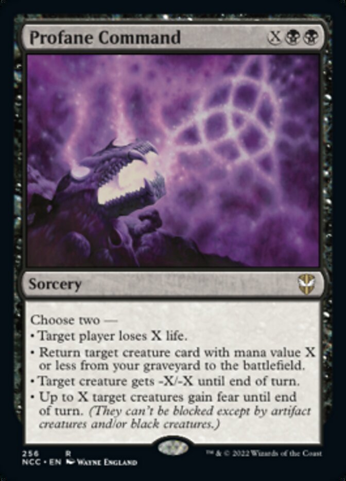 Profane Command [Streets of New Capenna Commander] | Magic Magpie