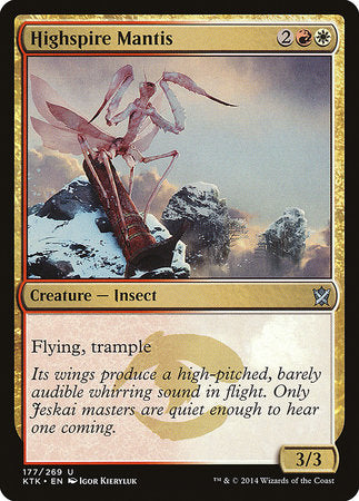 Highspire Mantis [Khans of Tarkir] | Magic Magpie