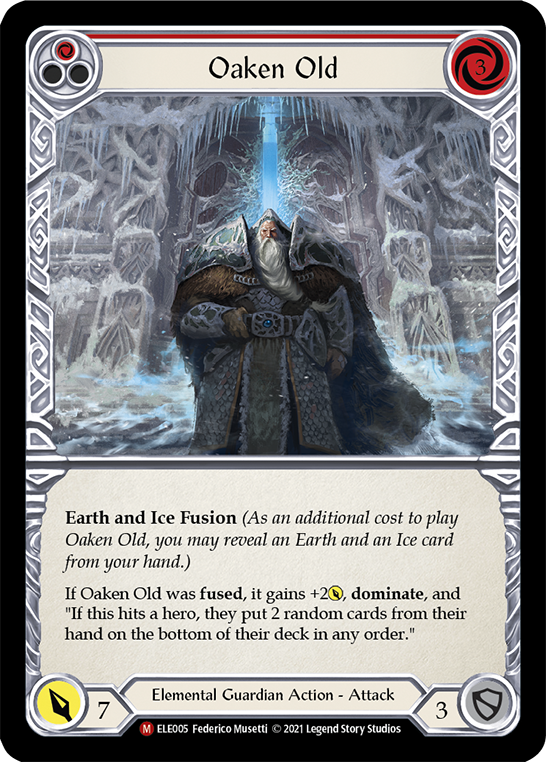 Oaken Old [ELE005] (Tales of Aria)  1st Edition Rainbow Foil | Magic Magpie