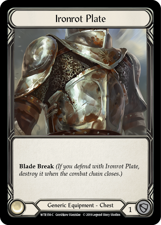 Ironrot Plate [WTR156-C] Alpha Print Normal | Magic Magpie