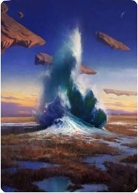 Flooded Strand Art Card [Zendikar Rising Art Series] | Magic Magpie