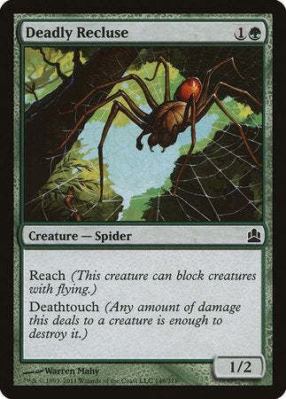 Deadly Recluse [Commander 2011] | Magic Magpie