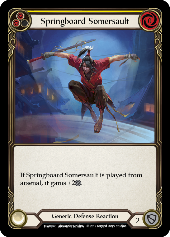 Springboard Somersault [TEA019-C] 1st Edition Normal | Magic Magpie