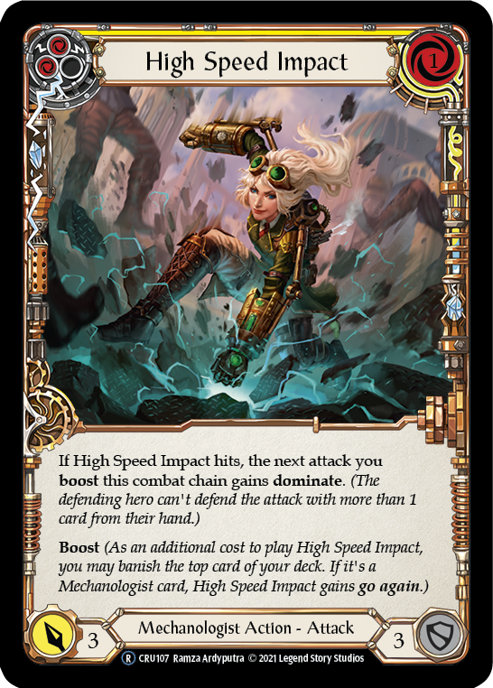 High Speed Impact (Yellow) [U-CRU107] Unlimited Normal | Magic Magpie