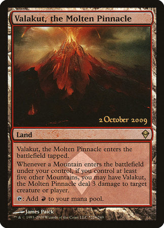 Valakut, the Molten Pinnacle [Zendikar Promos] | Magic Magpie