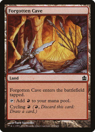 Forgotten Cave [Commander 2011] | Magic Magpie