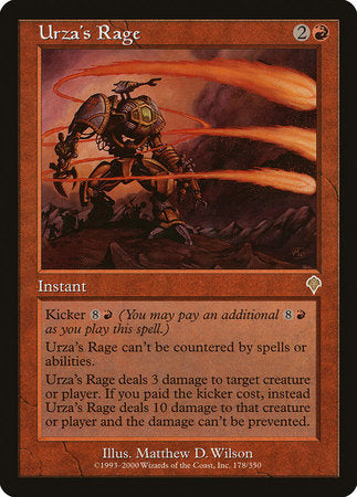 Urza's Rage [Invasion] | Magic Magpie