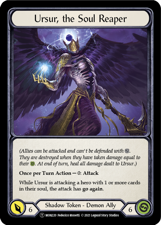 Blasmophet, the Soul Harvester // Ursur, the Soul Reaper [U-MON219 // U-MON220] Unlimited Normal | Magic Magpie