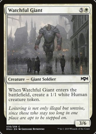Watchful Giant [Ravnica Allegiance] | Magic Magpie