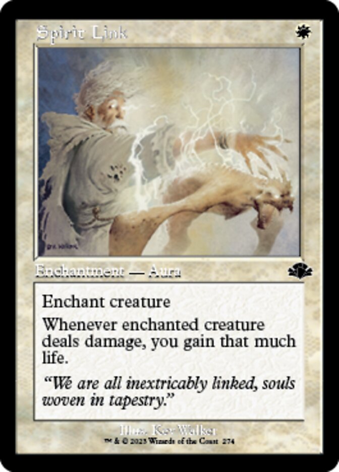 Spirit Link (Retro) [Dominaria Remastered] | Magic Magpie
