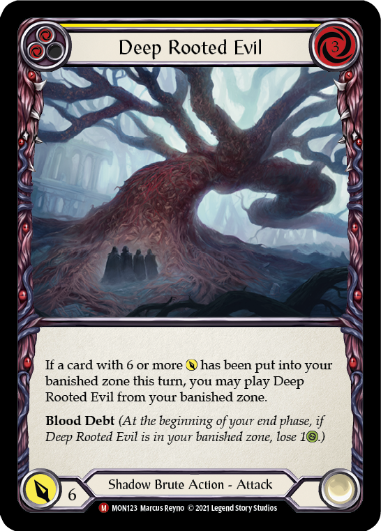 Deep Rooted Evil [MON123] 1st Edition Normal | Magic Magpie